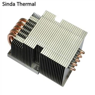 Alumiininen vetoketjullinen jäähdytyselementti lämpöputkella