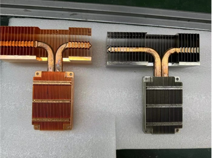 copper Fin cooling heatsink copper Fin cooling heatsink