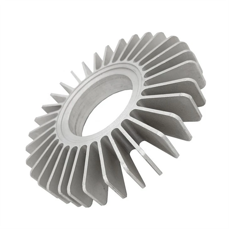 Aluminum Round Radiator Extrusion For LED