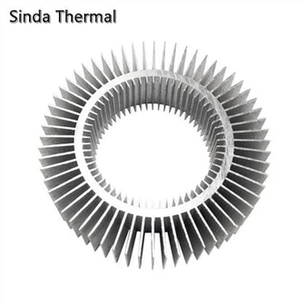 Alumiininen sylinterimäinen jäähdytyselementin suulakepuristus