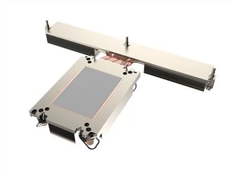 Alumiininen vetoketju ripa kuparilevy 1U palvelin EAVC CPU jäähdytin LGA4677