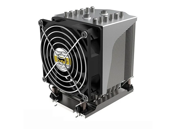 Aluminum Fin And Plate Heat Sink With Heat Pipe