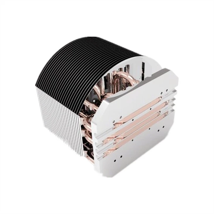 Aluminum Zipper Fin Radiator With Heat Pipes